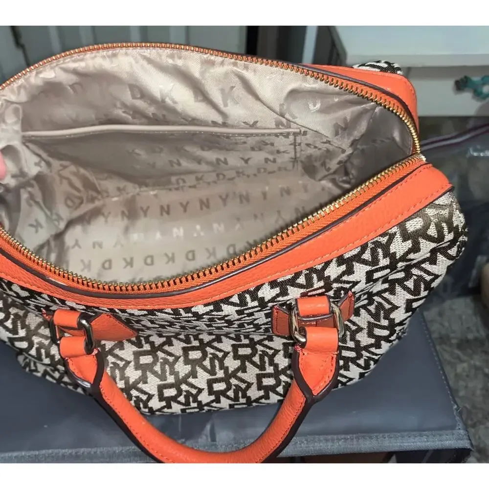 DKNY Monogram Satchel Bag